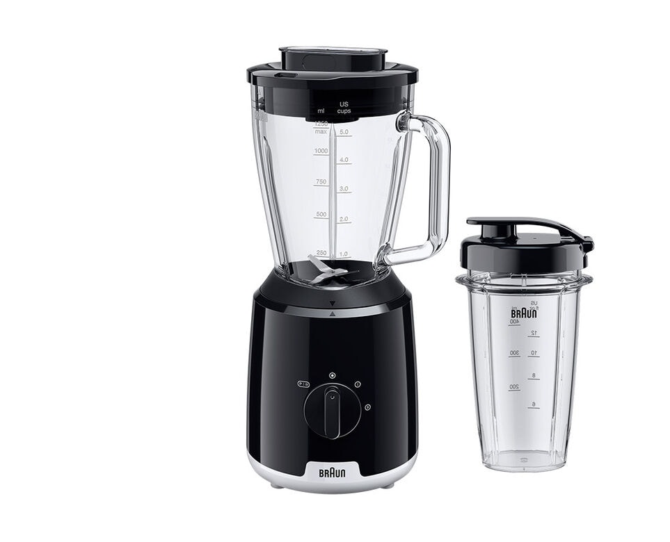 Braun PowerBlend 1 Jug blender JB 1051 Black - Zwart