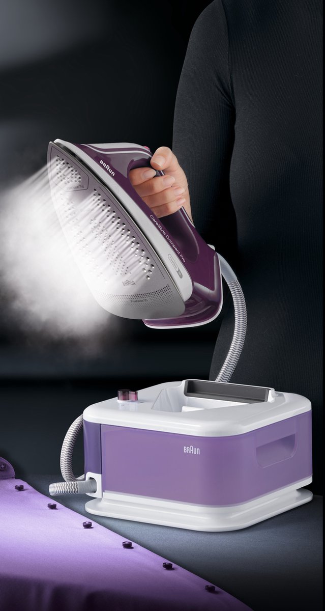 Braun Centro de planchado CareStyle Compact Pro IS2577 Violeta - Paars