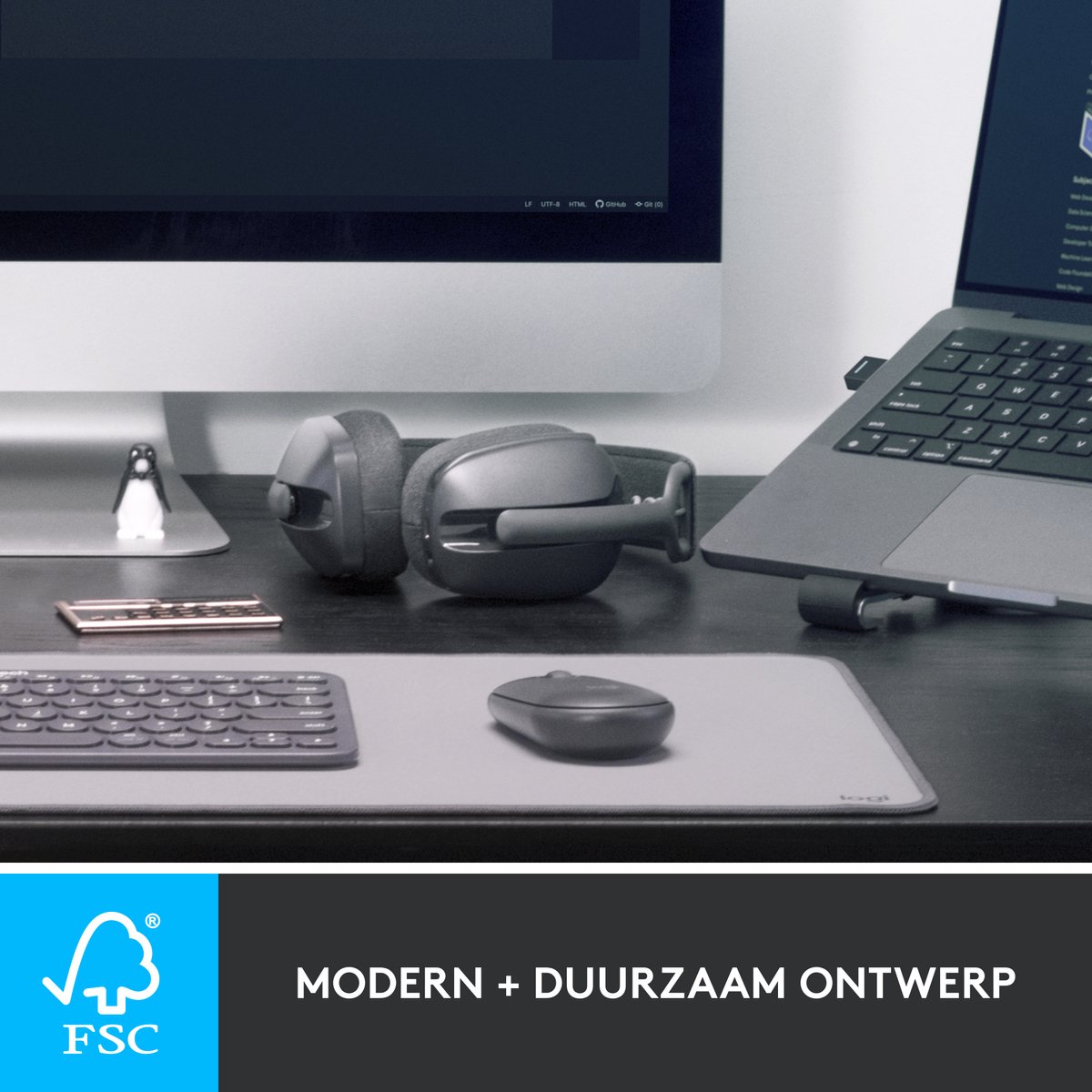 Logitech headset Zone Vibe 125 (Grijs)