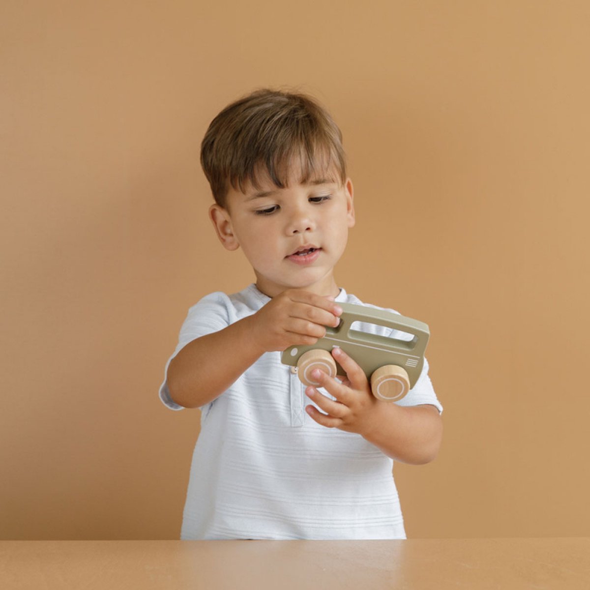 Tiamo Little Dutch Busje Olijf - Groen