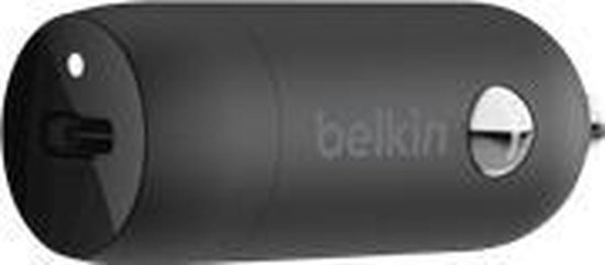 Belkin Autolader zonder Kabel Usb C 18W Power Delivery 3.0 - Negro