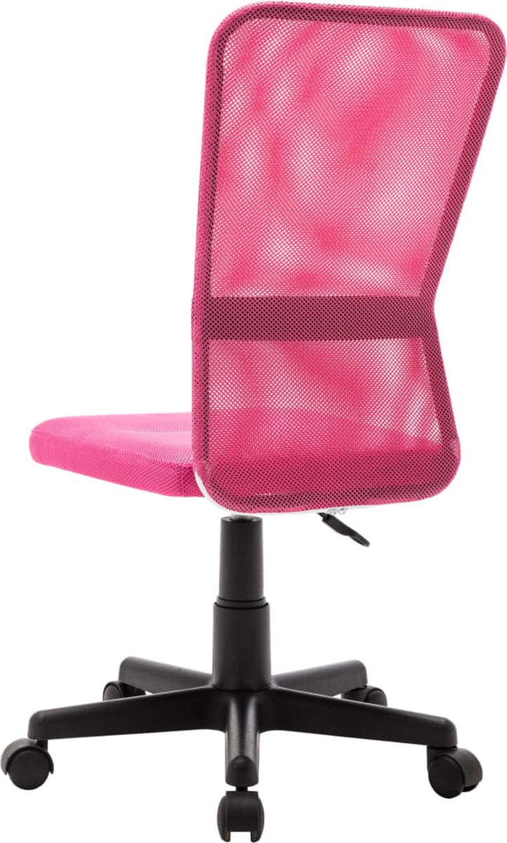 Vidaxl Kantoorstoel 44x52x100 Cm Mesh Stof - Roze