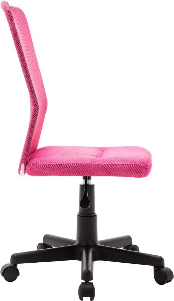 Vidaxl Kantoorstoel 44x52x100 Cm Mesh Stof - Roze