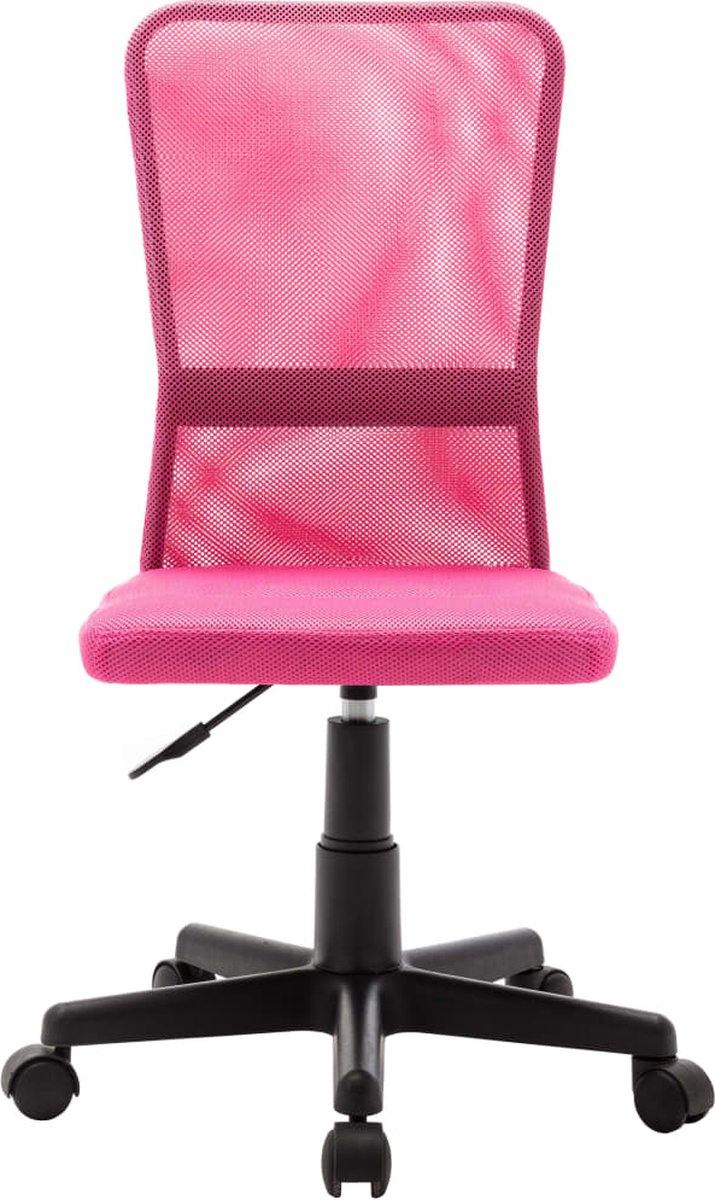 Vidaxl Kantoorstoel 44x52x100 Cm Mesh Stof - Roze