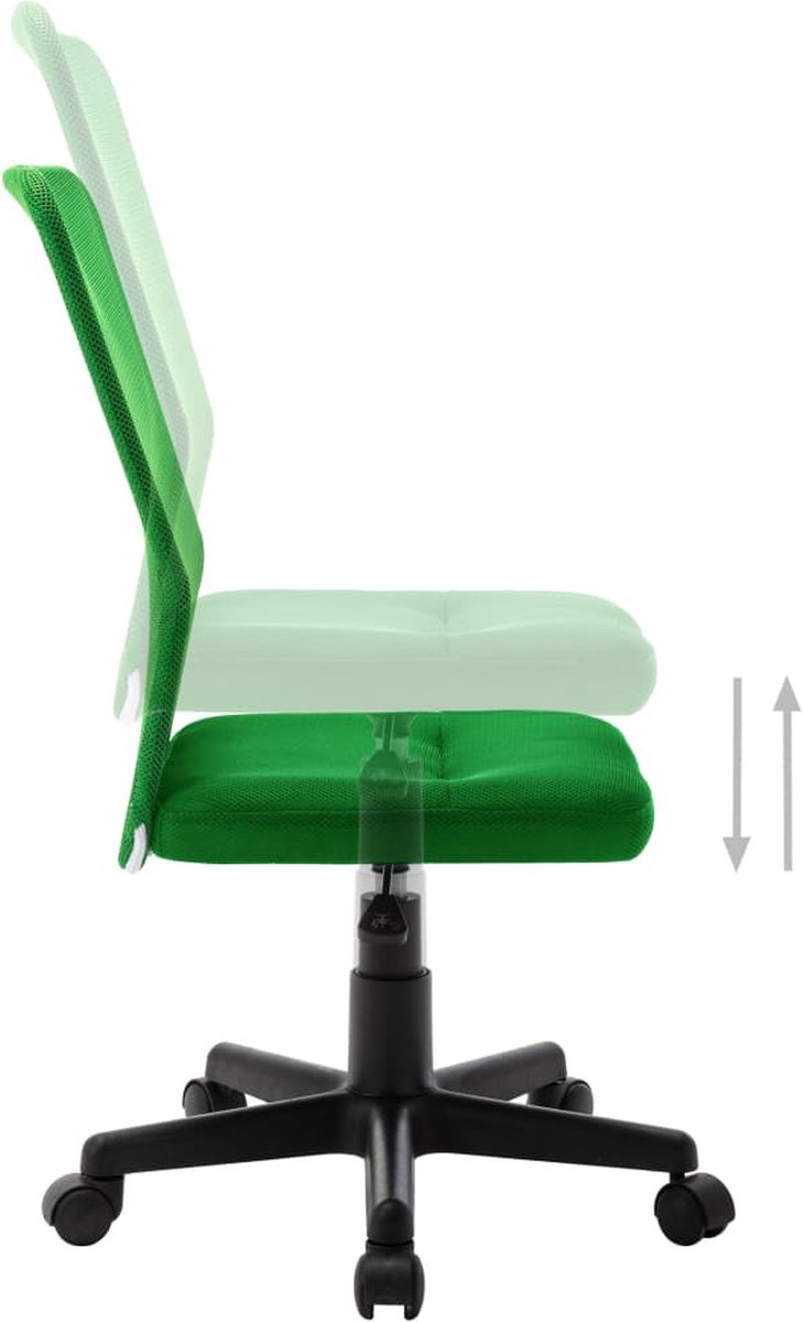 Vidaxl Kantoorstoel 44x52x100 Cm Mesh Stof - Groen