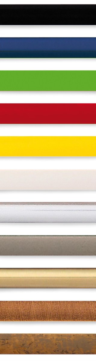 Walther Design Fotolijst New Lifestyle 3x 13x18 Cm Staalkleurig - Bruin