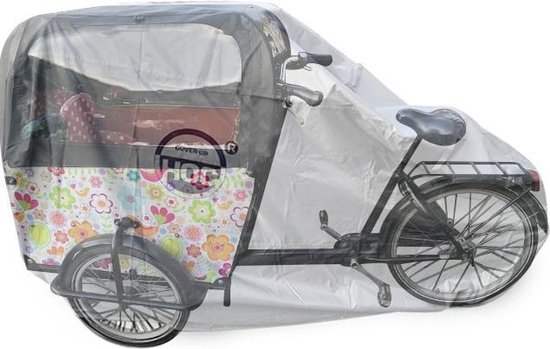 CUHOC Topkwaliteit Diamond Waterdichte Bakfietshoes- Bakfiets Hoes (Met Huif)