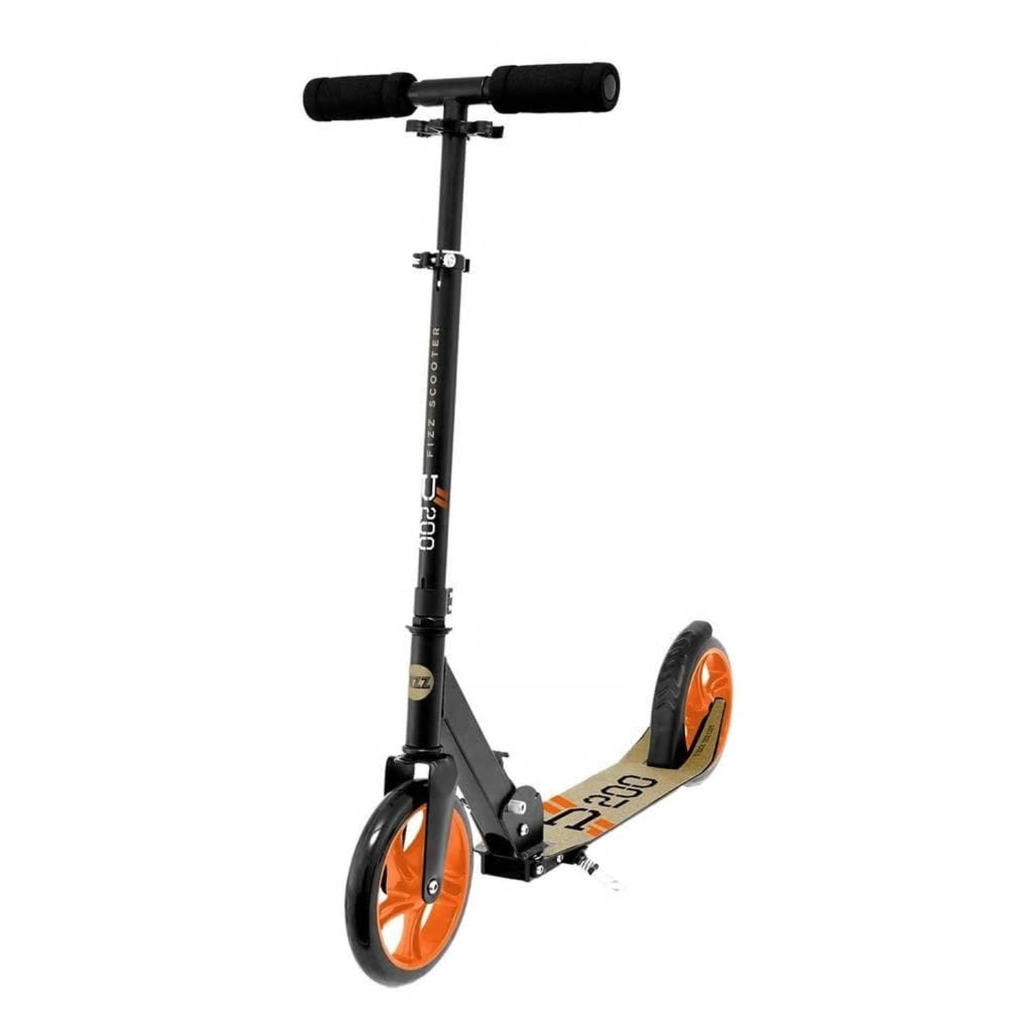 Street Surfing Fizz Scooter Urban 200 Zwart/ - Oranje