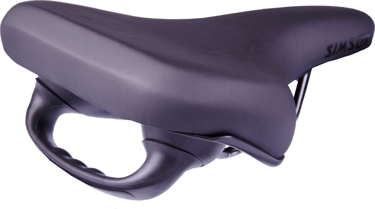 Simson Zadel E-bike Met Handgreep Unisex 248 X 205 Mm - Zwart