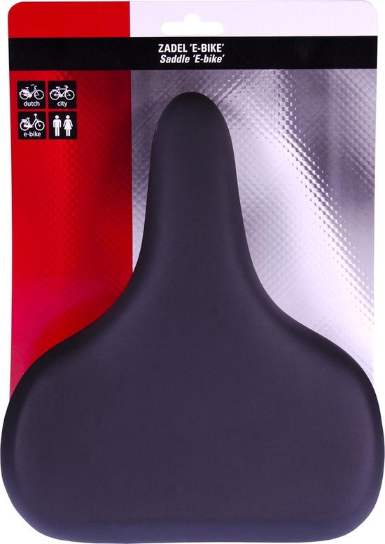 Simson Zadel E-bike Met Handgreep Unisex 248 X 205 Mm - Zwart