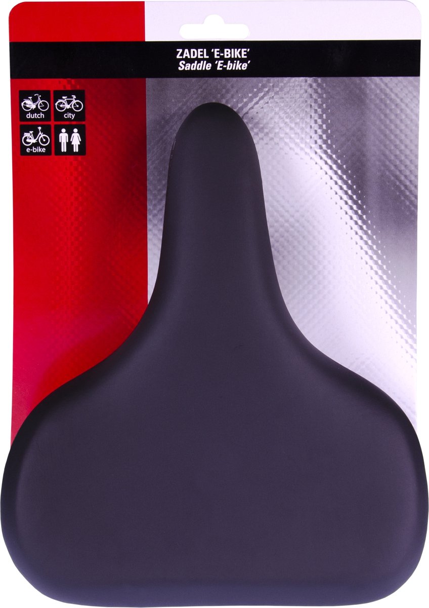 Simson Zadel E-bike Met Handgreep Unisex 248 X 205 Mm - Zwart