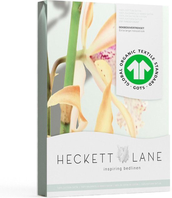 Heckett & Lane Dekbedovertrek Isla - Mint - 2-persoons 200x200/220 Cm - Groen