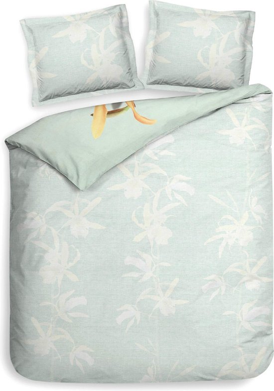 Heckett & Lane Dekbedovertrek Isla - Mint - 2-persoons 200x200/220 Cm - Groen