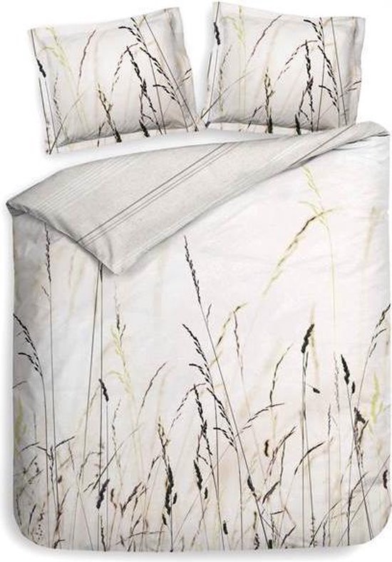 Heckett & Lane Dekbedovertrek Dru - Mist Naturel - Lits-jumeaux Xl 260x200/220 Cm