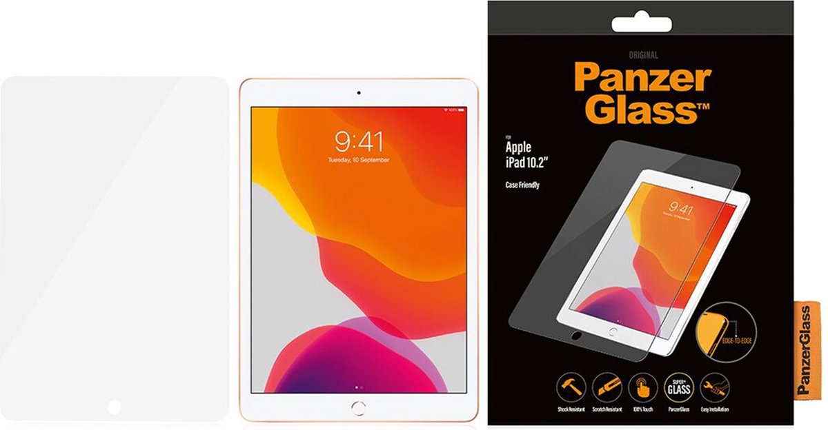 PanzerGlass Case Friendly Apple iPad 10.2 inch (2021/2020)Screenprotector