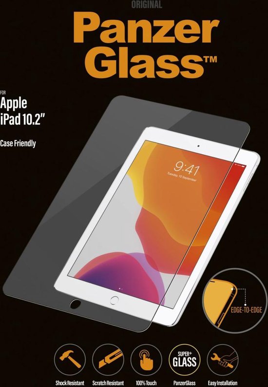 PanzerGlass Case Friendly Apple iPad 10.2 inch (2021/2020)Screenprotector