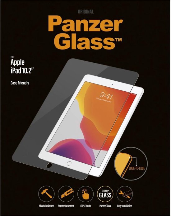 PanzerGlass Case Friendly Apple iPad 10.2 inch (2021/2020)Screenprotector