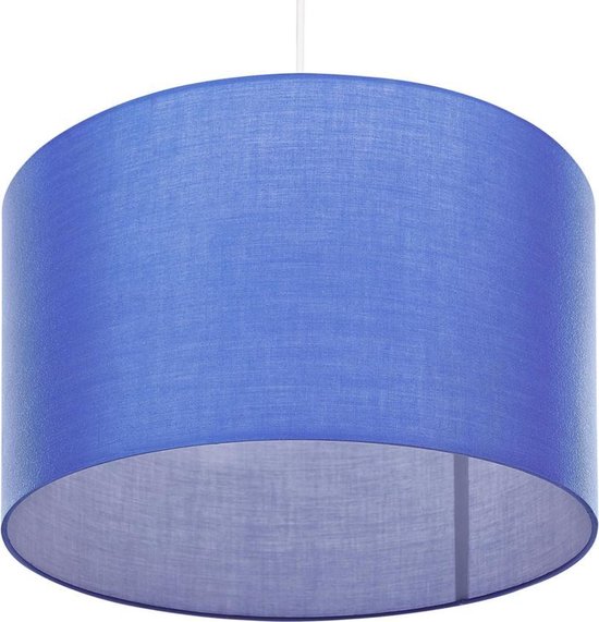 Beliani Dulce Hanglamp Polyester 48 X 48 Cm - Azul