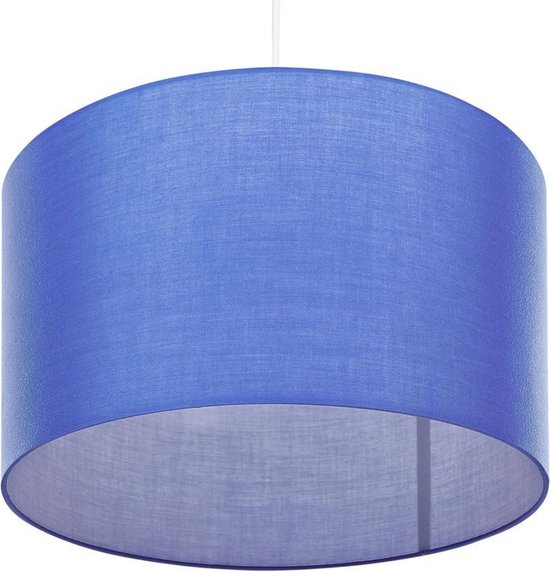 Beliani Dulce Hanglamp Polyester 48 X 48 Cm - Blauw