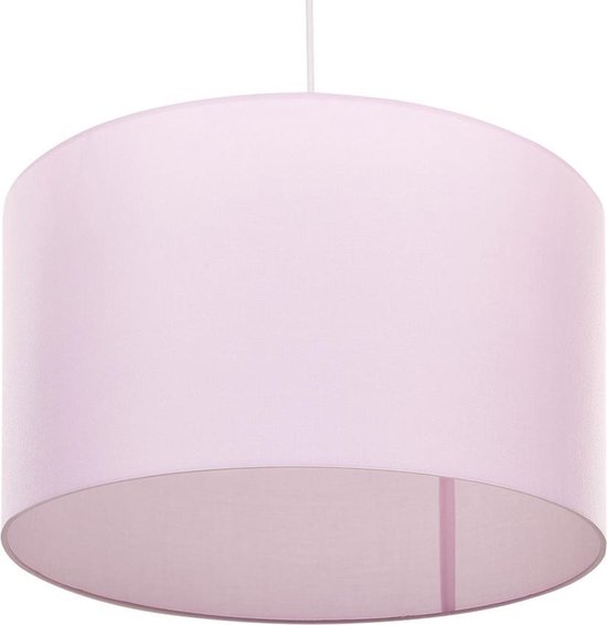 Beliani Lovu Hanglamp Polyester 48 X 48 Cm - Roze