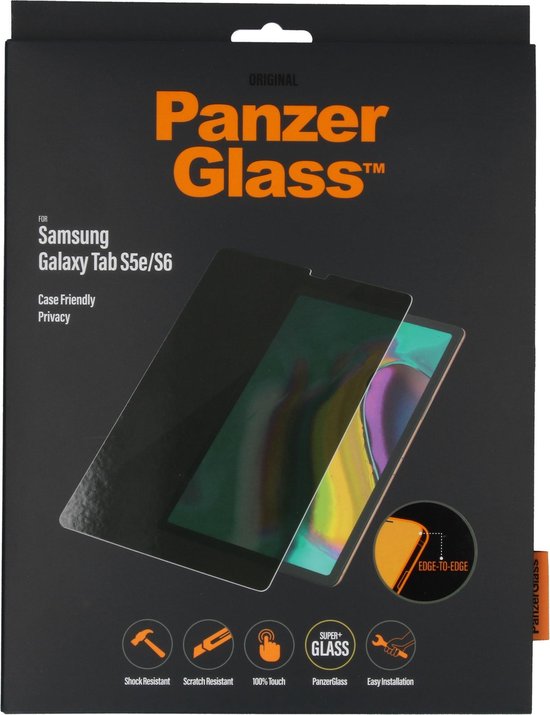 PanzerGlass Case Friendly Privacy Samsung Galaxy Tab S5e/Tab S6 Screenprotector Glas