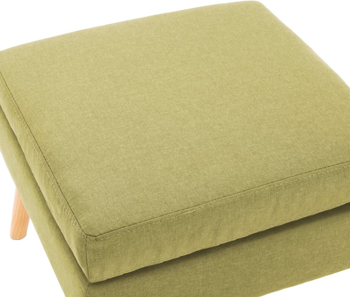 Vidaxl Voetenbank Stof - Groen