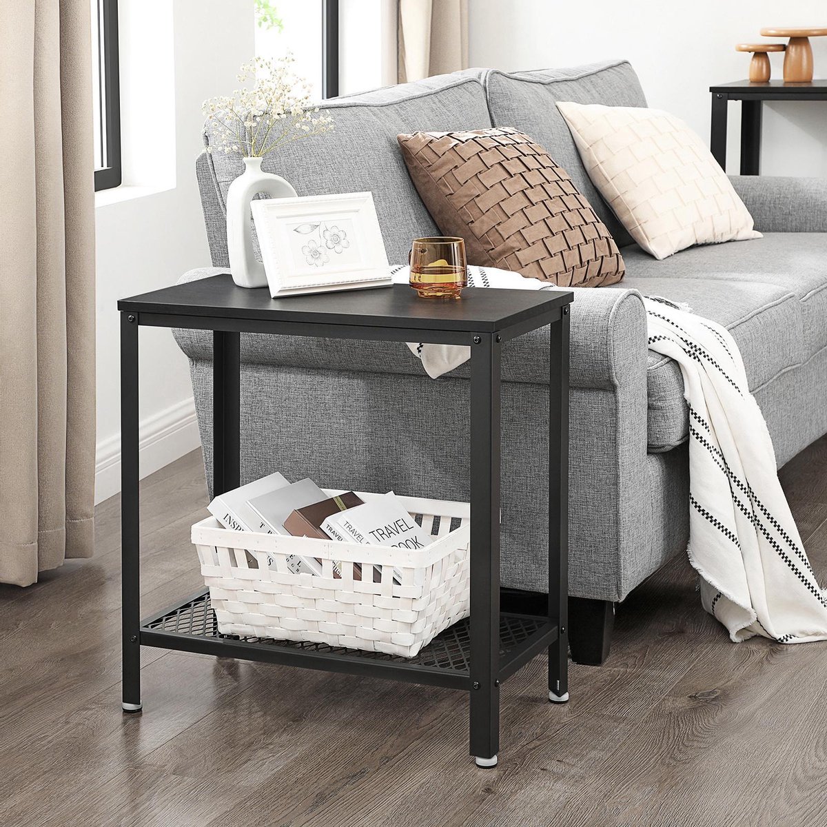 O'DADDY Wandtafel Of Haltafel - Robuust En Industrieel - 60x30x60cm G - Grijs