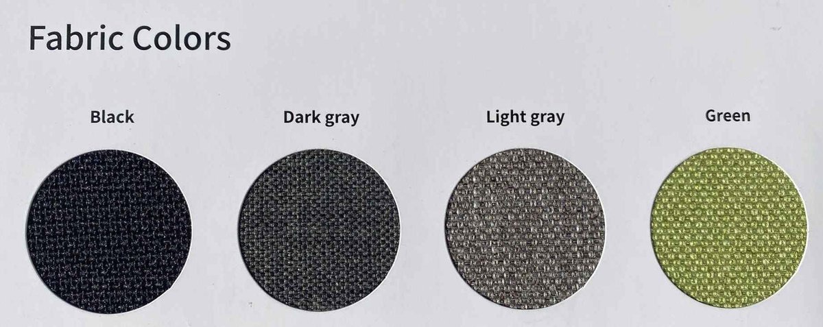 24Designs Move Synchro-4 Ergonomische Bureaustoel En1335 - Donkergrijze Stof - Zwart Onderstel - Grijs