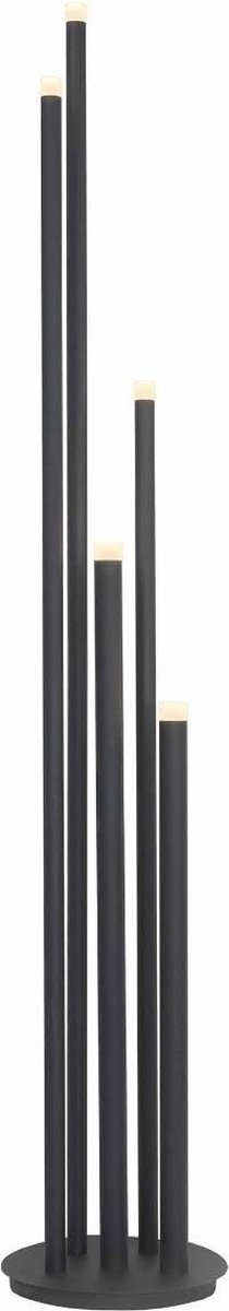 Highlight Vloerlamp Tubes 5 Lichts H 155 Cm - Zwart