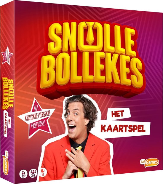 Just Games Kaartspel Snollebollekes Karton/geel - Rood