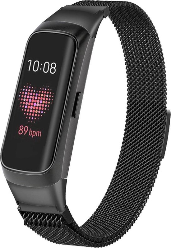Imoshion Milanees Smartwatch Bandje Voor De Samsung Galaxy Fit - - Zwart