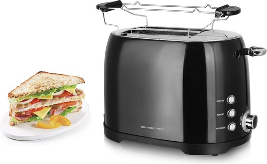 Emerio Toaster To-122102 - Zwart