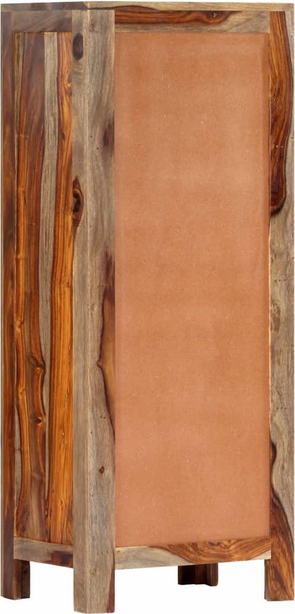 Vidaxl Ladekast 40x30x100 Cm Massief Sheeshamhout - Bruin
