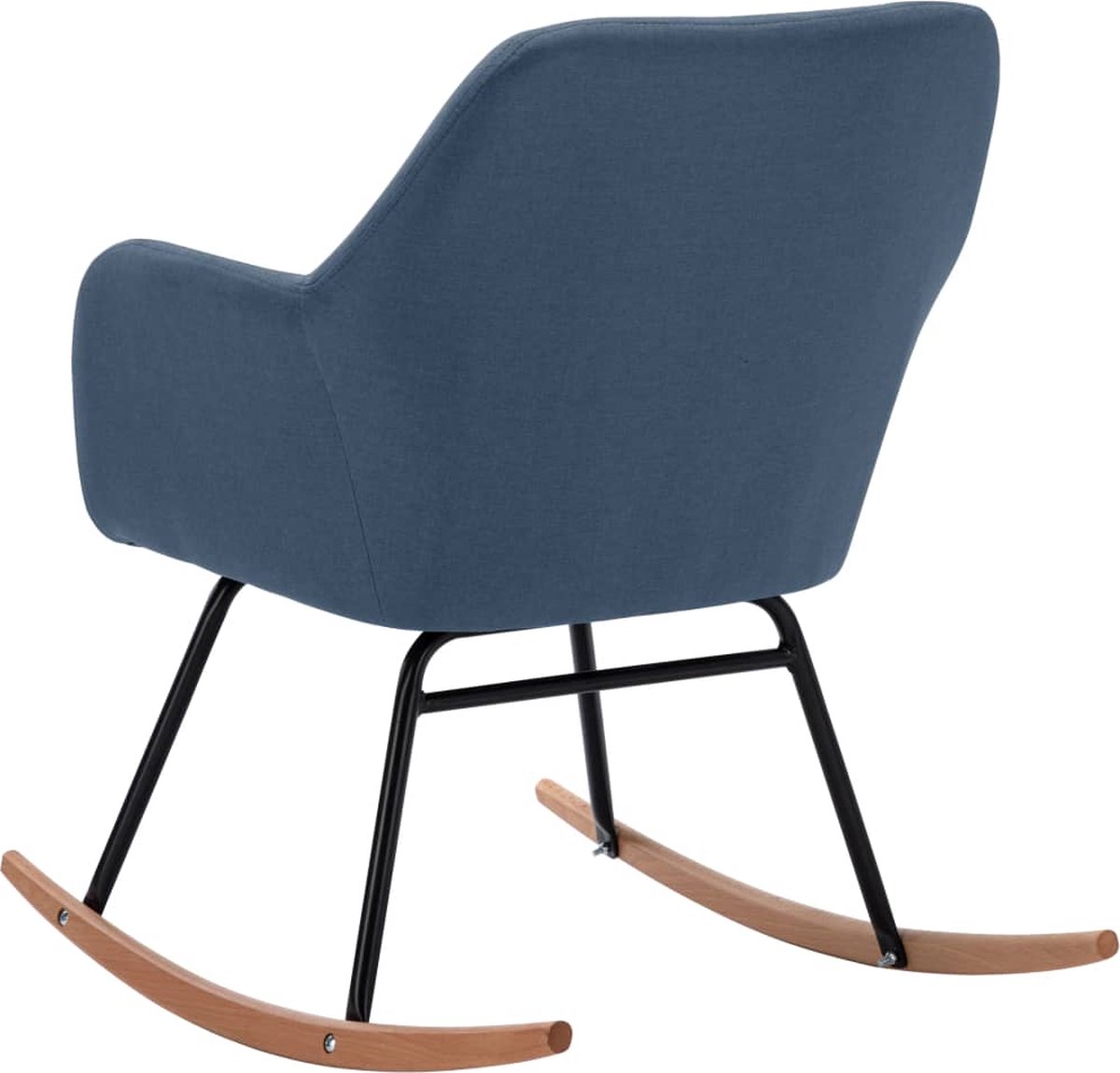 Vidaxl Schommelstoel Stof - Blauw