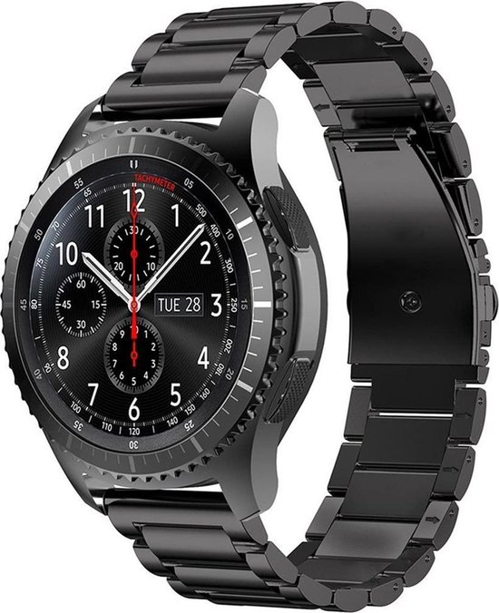 Imoshion Stalen Smartwatch Bandje Voor De Samsung Gear S3 Classic - - Zwart