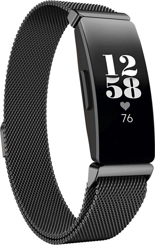 Imoshion Milanees Smartwatch Bandje Voor De Fitbit Inspire - - Zwart