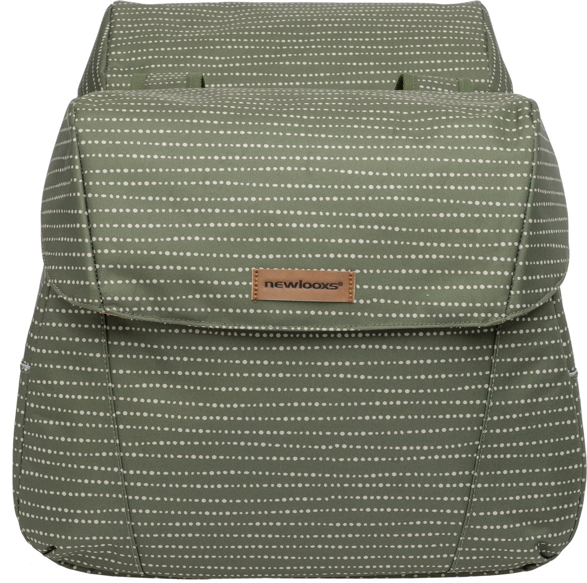 New Looxs Fietstas Dubbel Joli Nomi 37 Liter Polyester - Groen