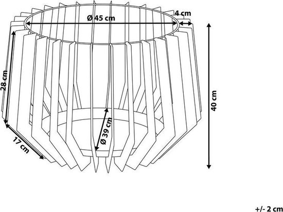 Beliani Ubinas Vuurkorf Staal 53 X 53 Cm - Zwart