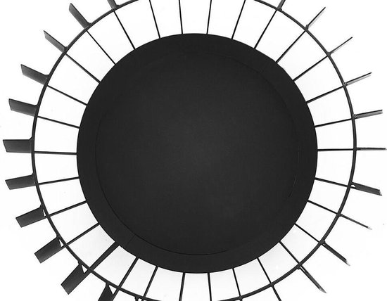 Beliani Ubinas Vuurkorf Staal 53 X 53 Cm - Zwart