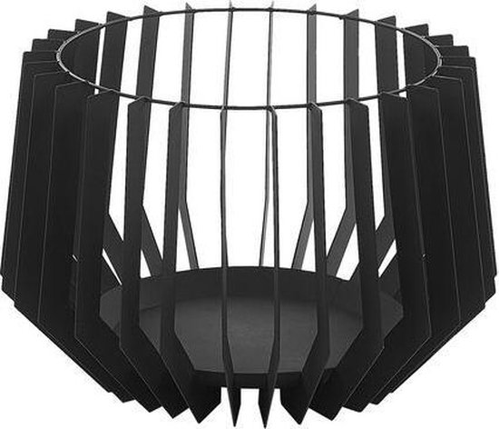 Beliani Ubinas Vuurkorf Staal 53 X 53 Cm - Zwart