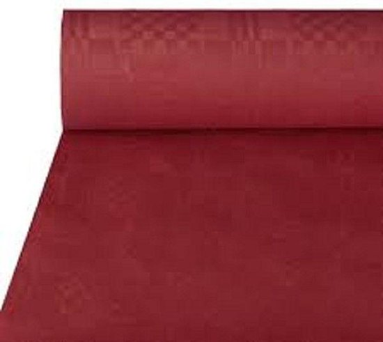 Haza Original Tafelkleed Damastpapier Op Rol 1,18 X 8 M Bordeaux - Rood