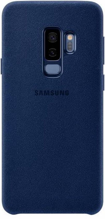 Samsung Alcantara Backcover Galaxy S9 Plus Hoesje - - Blauw