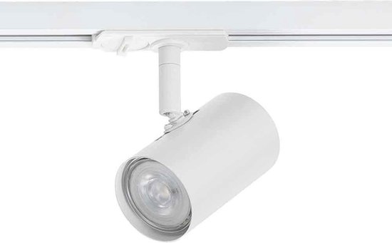 Highlight Railsysteem Trackline 100 Cm + 3 Cilinder Spots - Wit