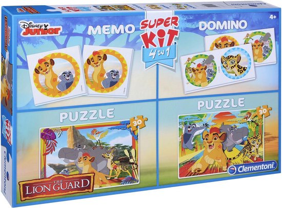 Clementoni Disney Super Kit 4-in-1, The Lion King