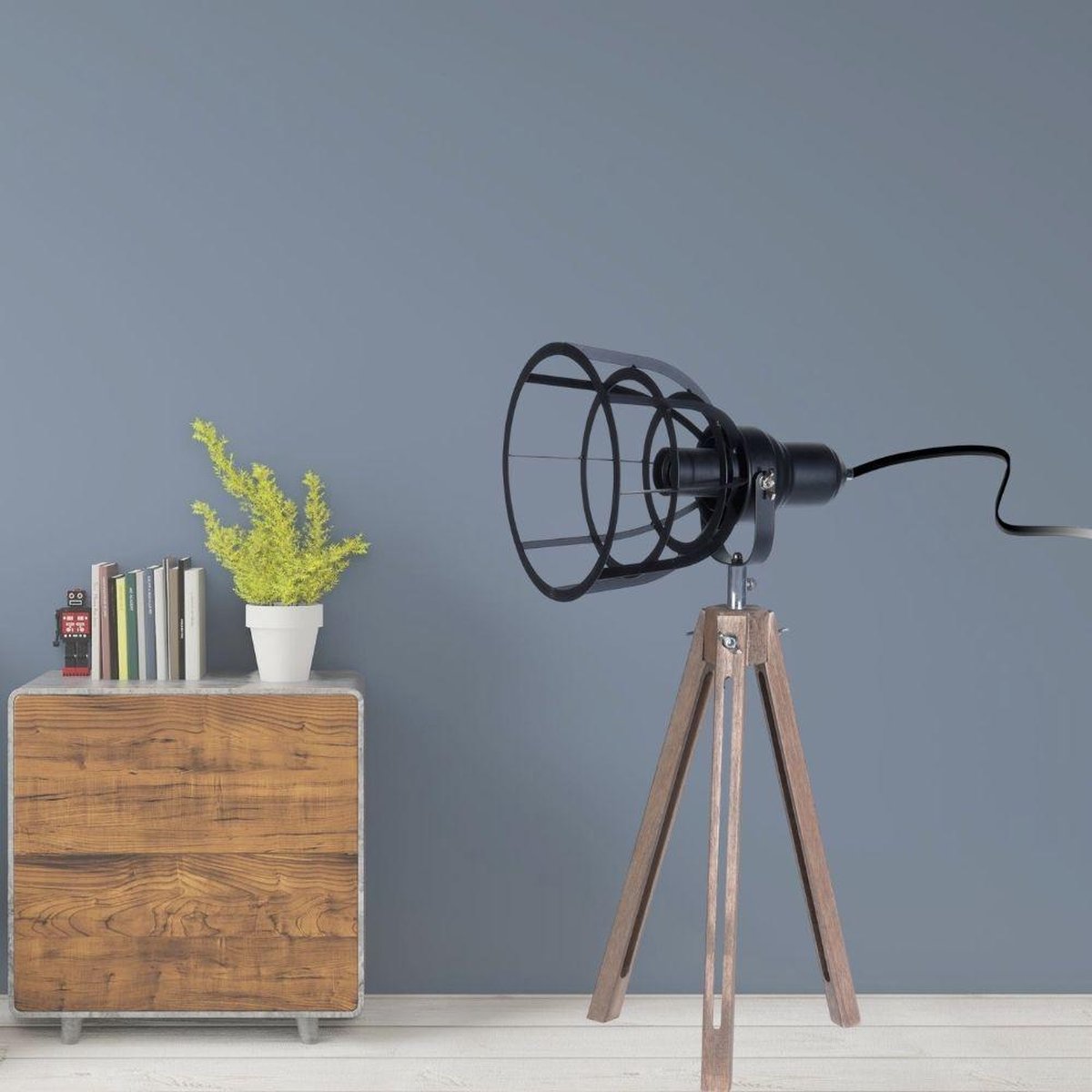 Orange85 Tafellamp Slaapkamer Industrieel - Zwart