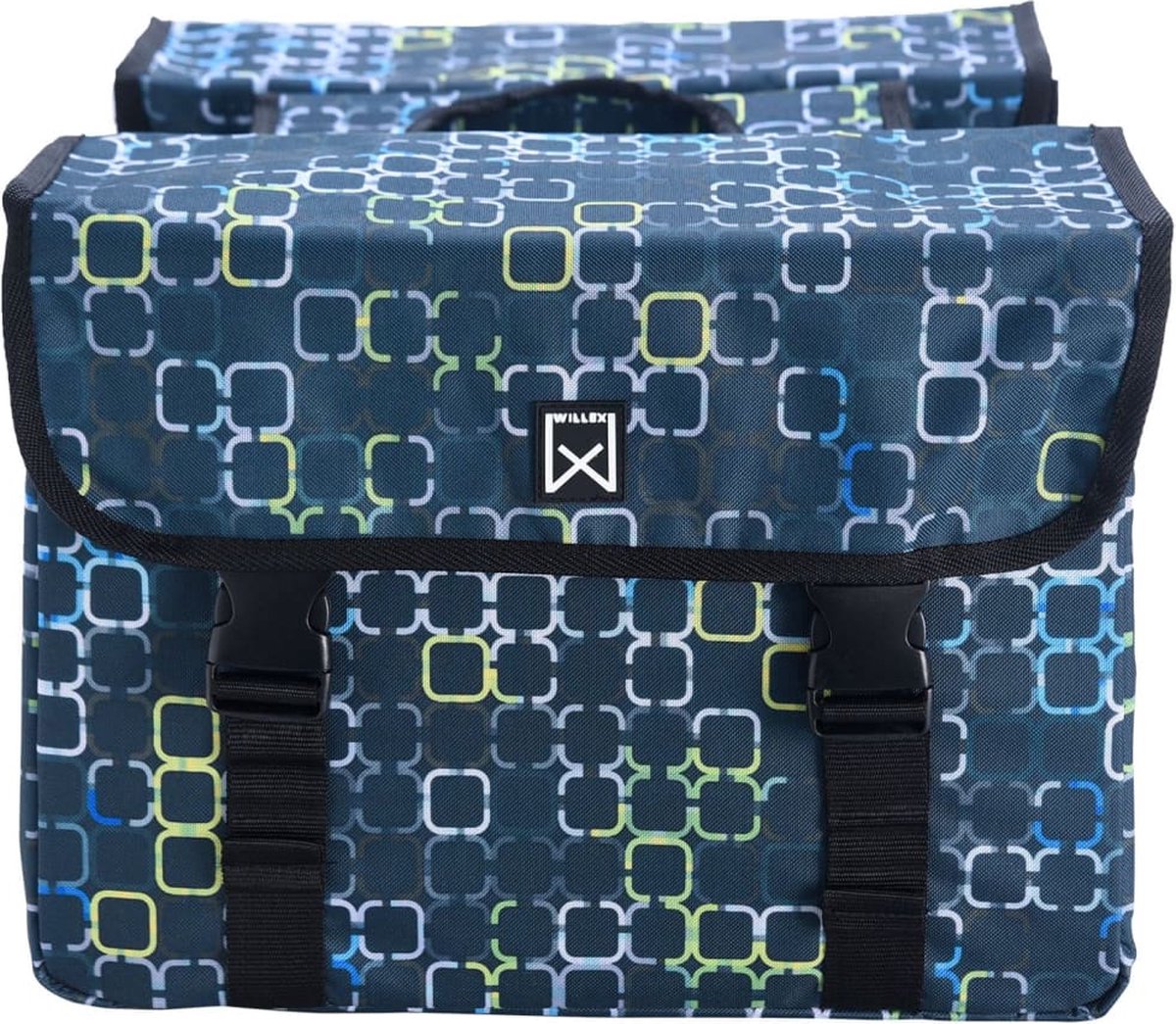 Willex Fietstas Dubbel Cyber 36 L - Zwart