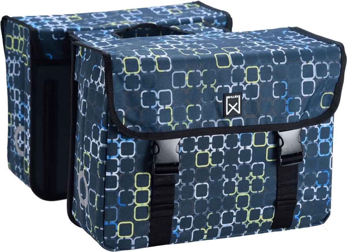 Willex Fietstas Dubbel Cyber 36 L - Zwart