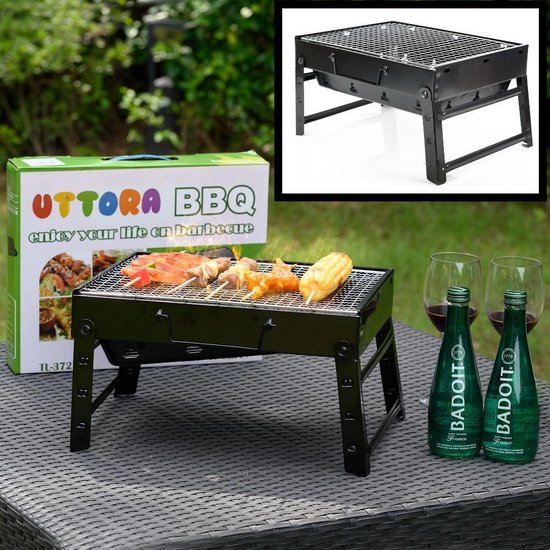 Decopatent Portable Houtskool Bbq / Barbecue Inklapbaar - Houtskool Bbq -