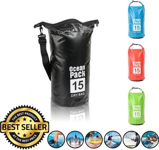 Decopatent Waterdichte Tas Ocean Pack 15l - Waterproof Dry Bag Sack - Schoudertas