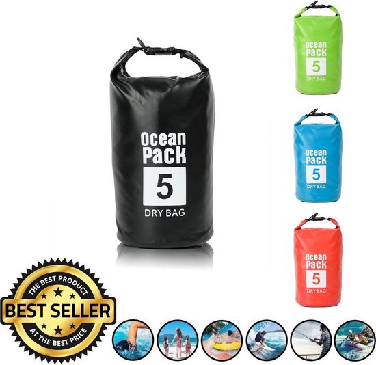 Decopatent Waterdichte Tas Ocean Pack 5l - Waterproof Dry Bag Sack - Schoudertas